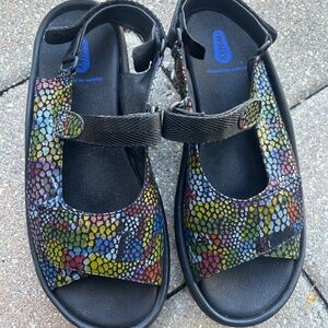 Wolky Jewel Multi-colored Sandals